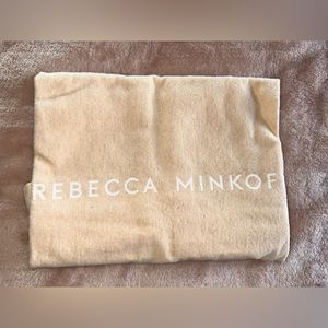 Beige Rebecca Minkoff drawstring dust bag 14 x 12